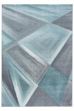 Modern Vloerkleed | Beta | Geometrisch | Blauw | 200x290 cm, Huis en Inrichting, Stoffering | Tapijten en Kleden, Verzenden, Nieuw