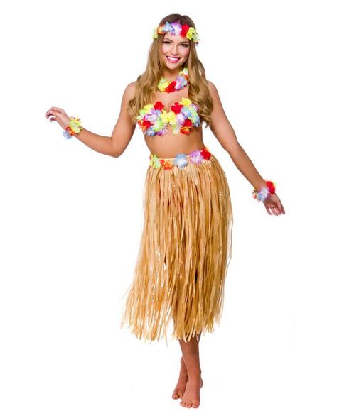 Hawaii kostuum vrouw, Hobby en Vrije tijd, Feestartikelen, Feestartikel, Nieuw, Verzenden