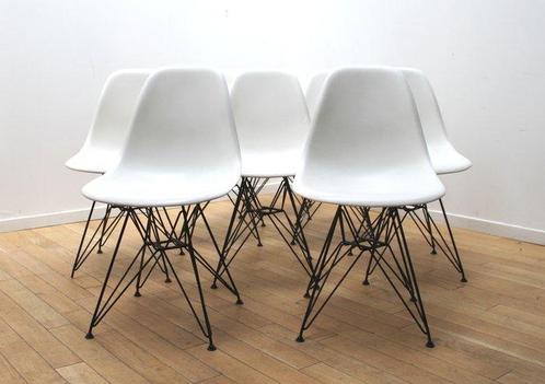 Vitra - Charles & Ray Eames - Stoel (8) - DSR - Metaal,, Antiek en Kunst, Kunst | Designobjecten