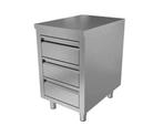 Werktafel | RVS | 3 Laden | 500x700x850mm, Ophalen of Verzenden, Nieuw in verpakking