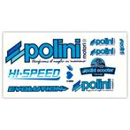 Polini Scooter Team 9-delig Stickerset, Ophalen of Verzenden, Nieuw