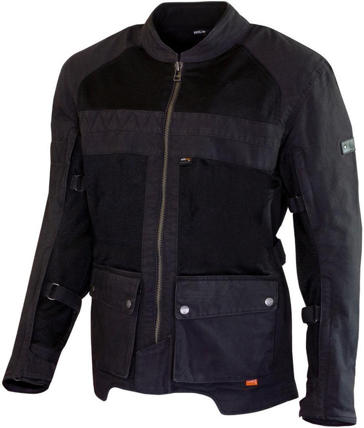 Merlin Mahala D3O Raid Explorer Zwart Textiele Motorjas, Motoren, Kleding | Motorkleding, Heren, Nieuw met kaartje, Jas | textiel