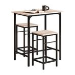 2dekans | SoBuy Bistrotafel - 3-Delig - 2 Stoelen -, Huis en Inrichting, Stoelen, Ophalen of Verzenden, Zo goed als nieuw, Overige kleuren