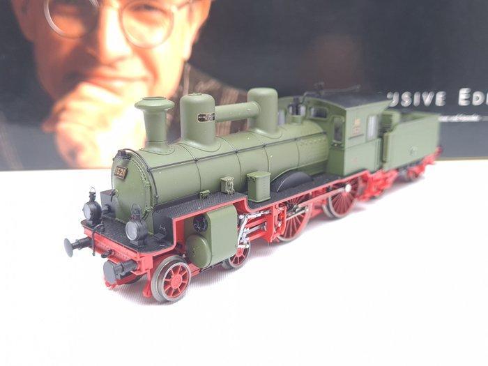 Brawa H0 - 0640 - Stoomlocomotief met tender (1) - K.W.St.E., Hobby en Vrije tijd, Modeltreinen | H0