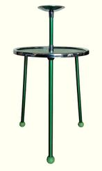 Asbak - Ashtray Tripod Stand - Aluminium, Plastic, Antiek en Kunst
