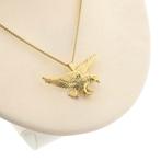 Gouden hanger van een adelaar (ketting hanger), Ophalen of Verzenden, Gebruikt, Goud, Overige merken