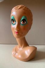 Mannequin - Tête mannequin Twiggy - Plastic, Antiek en Kunst