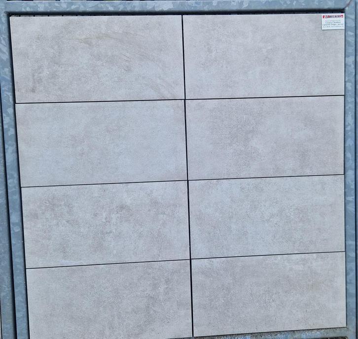 Cerasun 30x60x4 Cemento Grigio, Tuin en Terras, Tegels en Klinkers, 10 m² of meer, Nieuw, Keramiek, Terrastegels, Ophalen of Verzenden