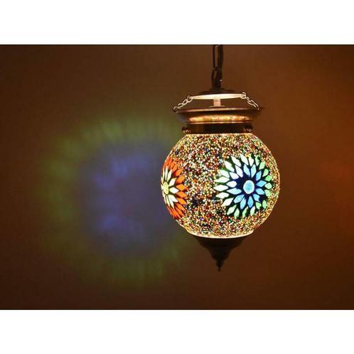 Oosterse hanglampen van glasmozaiek,arabische, marokkaanse, Huis en Inrichting, Lampen | Hanglampen, Nieuw, Glas