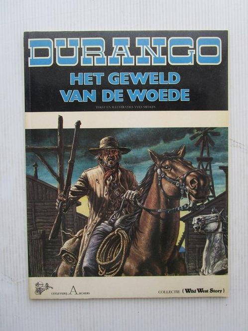 Durango 2 - Het geweld van de woede - opdrachttekening Yves, Boeken, Stripboeken