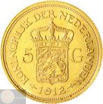 Nederland. Wilhelmina. Gouden vijfje of 5 Gulden 1912, Postzegels en Munten, Munten | Nederland