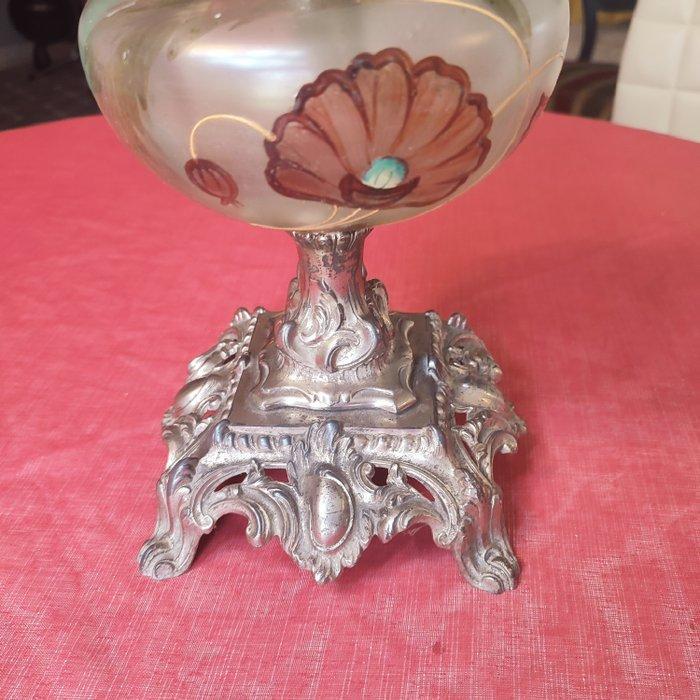 Hugo Schneider Cosmos - Petroleumlamp - stijl Louis XV /, Antiek en Kunst, Antiek | Overige Antiek