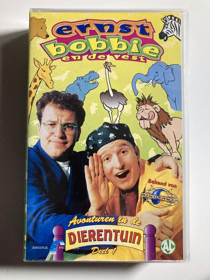 ERNST BOBBIE EN DE REST AVONTUREN IN DE DIERENTUIN DEEL 1, Cd's en Dvd's, VHS | Film, Gebruikt, Verzenden