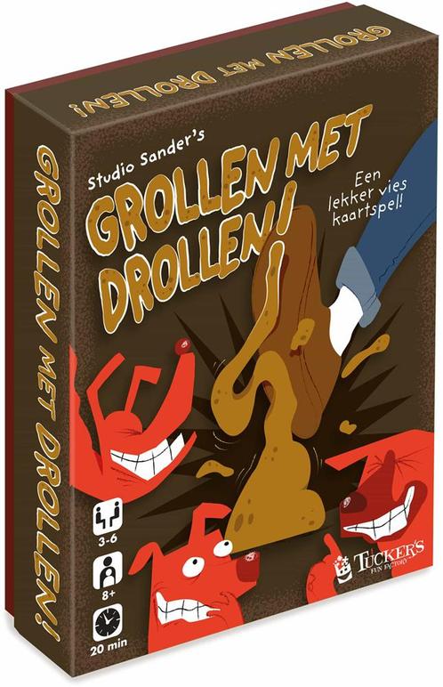 Grollen met Drollen - Kaartspel | Tuckers Fun Factory -, Hobby en Vrije tijd, Gezelschapsspellen | Kaartspellen, Nieuw, Verzenden