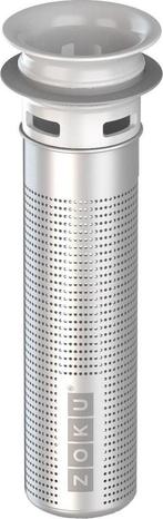 Zoku Thee Infuser Drinkfles - 500ML - RVS - Zilver, Caravans en Kamperen, Ophalen of Verzenden, Nieuw