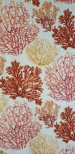 300x280cm! Nieuw exclusief tessuto met luxueuze coralli -