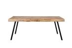 Eettafel Tessa 200x90 cm Naturel Teak House of Rebels, Huis en Inrichting, Tafels | Eettafels, Verzenden, Nieuw