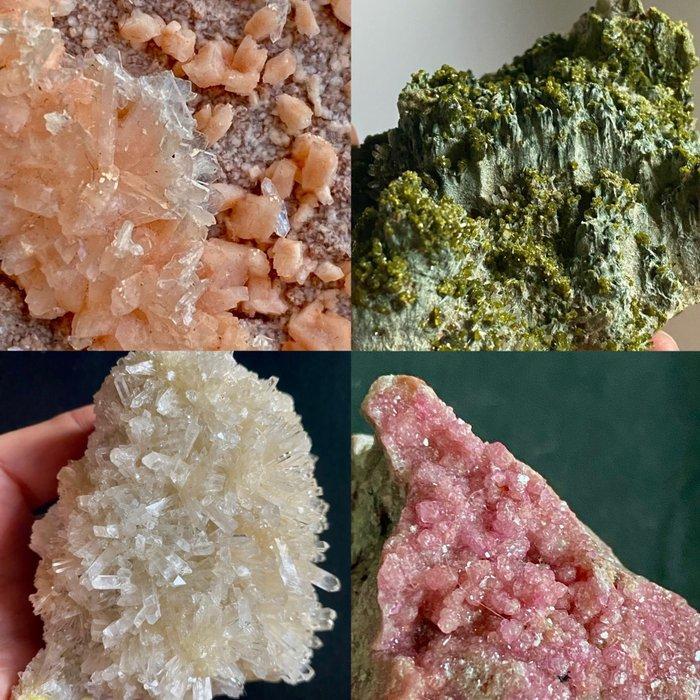 Verzameling bijzonder mooie mineralen. Kristalcluster -, Verzamelen, Mineralen en Fossielen