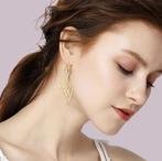 Oorbellen met Vlindervleugel - Gold Plated - Hypoallergeen, Verzenden, Nieuw