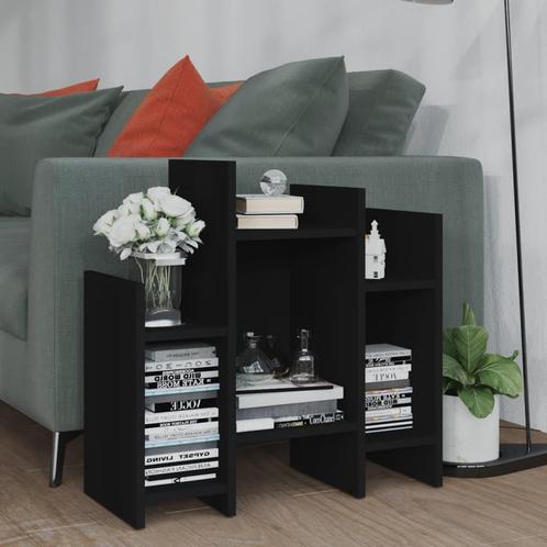 vidaXL Bijzetkast 60x26x60 cm bewerkt hout zwart, Huis en Inrichting, Kasten | Buffetkasten, 25 tot 50 cm, Nieuw, Overige houtsoorten