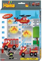 Hama - Brandweer Strijkkralen (2000 stuks) | Hama - Hobby, Verzenden, Nieuw