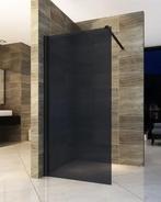 Douchewand Rookglas 100 x 200 cm 8mm | Nano coating | zwarte, Ophalen of Verzenden, Nieuw, Glas, Bad