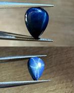 Saffier Echt juweel! Prachtige zesstraalige ster-saffier!