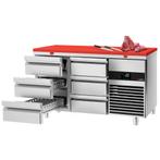 GGM Gastro | Koelwerkbank PREMIUM - 1400x700mm - 6 laden - |, Verzenden, Nieuw in verpakking, Overige typen