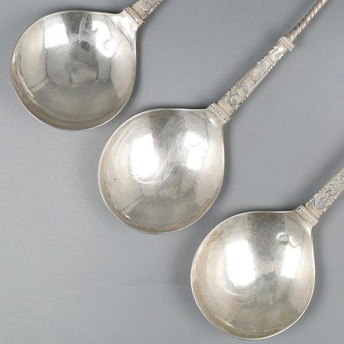 Apostel lepels / Gelegenheidslepels - Lepel (3) - .833, Antiek en Kunst, Antiek | Goud en Zilver