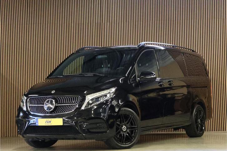 Mercedes-Benz V-Klasse 220d Lang DC | AMG | 360 Camera | Car, Auto's, Bestelauto's, Dealer onderhouden, Lease, Zwart, Automaat