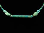 Oud-Egyptisch Halsketting van turkoois en faience