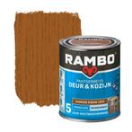 Rambo Pantserbeits Deur & Kozijn Transparant Donker Eiken, Doe-het-zelf en Verbouw, Minder dan 5 liter, Verzenden, Nieuw, Beits