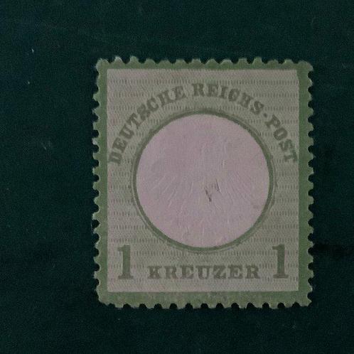 Duitse Rijk 1872 - 1 Kreuzer klein Brutschield met perfecte, Postzegels en Munten, Postzegels | Europa | Duitsland