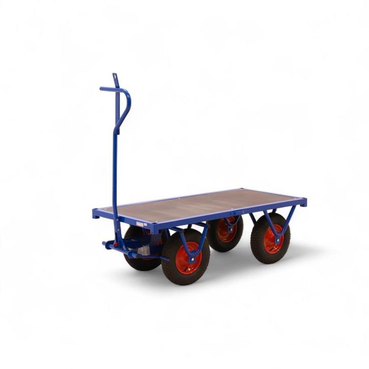 Gebruikte Industrie aanhanger enkele besturing, Zakelijke goederen, Machines en Bouw | Heftrucks en Intern transport, Ophalen of Verzenden