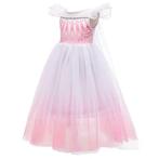 Prinsessenjurk - Magische Roze Elsa jurk