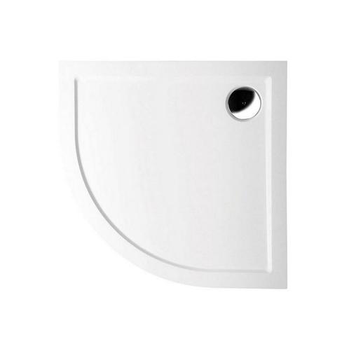 Douchebak Gegoten Marmer Sapho Sera 100x100x4 cm Kwartrond, Doe-het-zelf en Verbouw, Sanitair, Douche, Nieuw, Ophalen of Verzenden