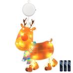 Kerstverlichting Raam Rendier - 16x25cm - Inclusief, Diversen, Kerst, Verzenden, Nieuw