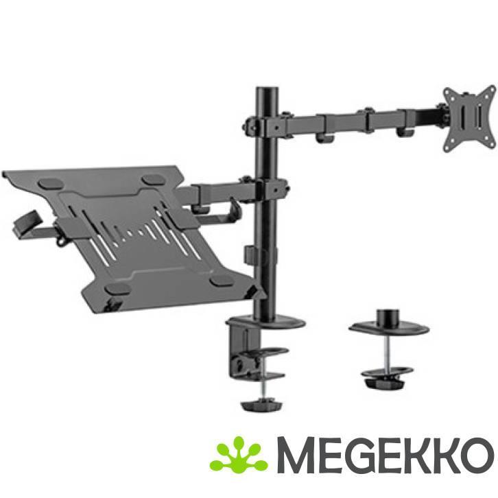 Gembird MA-DA-03 monitor en laptop bureau steun 32  Zwart, Computers en Software, Monitoren, Nieuw, Verzenden