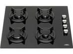 Everglades - Gas Kookplaat - Zwart, Verzenden, Nieuw, Gas, 4 kookzones