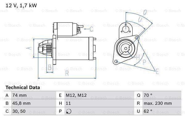 Startmotor / Starter, Auto-onderdelen, Motor en Toebehoren, Nieuw, Ophalen of Verzenden