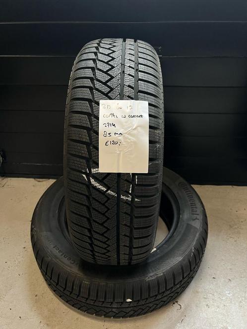 215/60/17 CONTI WINTERCONTACT 8,5MM 2 STUKS 120,- (2714), Auto-onderdelen, Banden en Velgen, 17 inch, BOVAG lid, Stiba lid, Erkend duurzaam