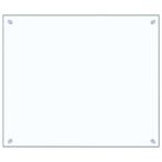 Keuken Spatscherm Glas 70x60 cm - Super Deal! Retourdeal 47%, Wit, Nieuw, Minder dan 25 cm, Minder dan 100 cm