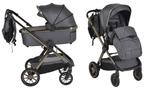 Cangaroo iClick Grey 2-in-1 Kinderwagen Incl. Adapter 110917, Verzenden, Nieuw