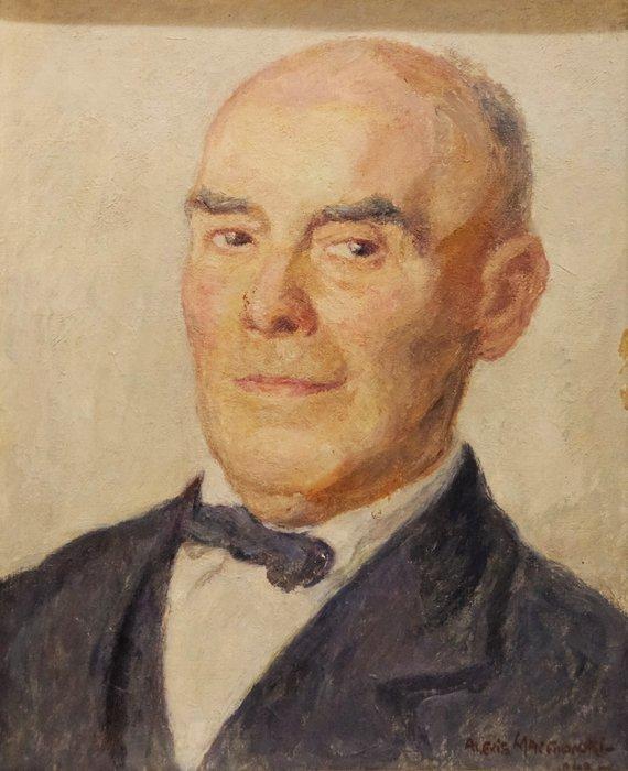 Alexis Macedonski (1884–1971) - Portrait of a Gentleman with, Antiek en Kunst, Kunst | Schilderijen | Klassiek