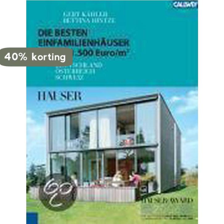 Die besten Einfamilienhäuser unter 1.500 Euro/m² Gert Kähler, Boeken, Taal | Duits, Zo goed als nieuw, Verzenden