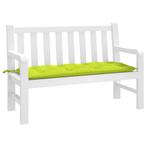 vidaXL Tuinbankkussen 120x50x7 cm oxford stof heldergroen, Huis en Inrichting, Woonaccessoires | Kussens, Verzenden, Nieuw