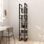 vidaXL Boekenkast met 5 schappen 40x30x175 cm grenenhout wit, Huis en Inrichting, Kasten | Boekenkasten, Minder dan 50 cm, Verzenden