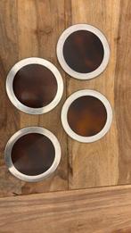 Onderzetter (4) - Bakeliet, Staal, Chroom