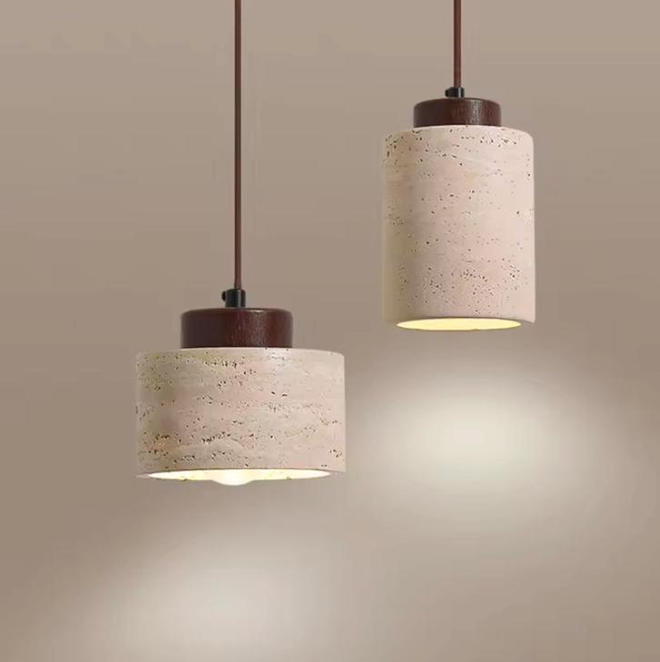 Nieuwe Japanse Wabi-Sabi Hanglamp – Moderne Stenen Design, Huis en Inrichting, Lampen | Hanglampen, Nieuw, Verzenden