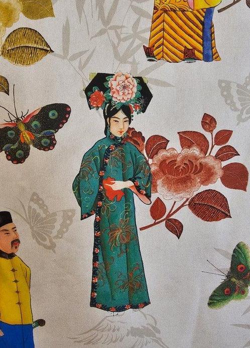 Zeldzaam stof uit de Qing-dynastie - Oosters decor -, Antiek en Kunst, Antiek | Kleden en Textiel
